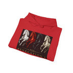 Revelation 6: The Four Horsemen Hoodie — Biblical Apocalyptic Graphic Sweatshirt
