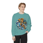 Aquarius Zodiac Sweatshirt — Water Bearer Astrology Graphic Crewneck