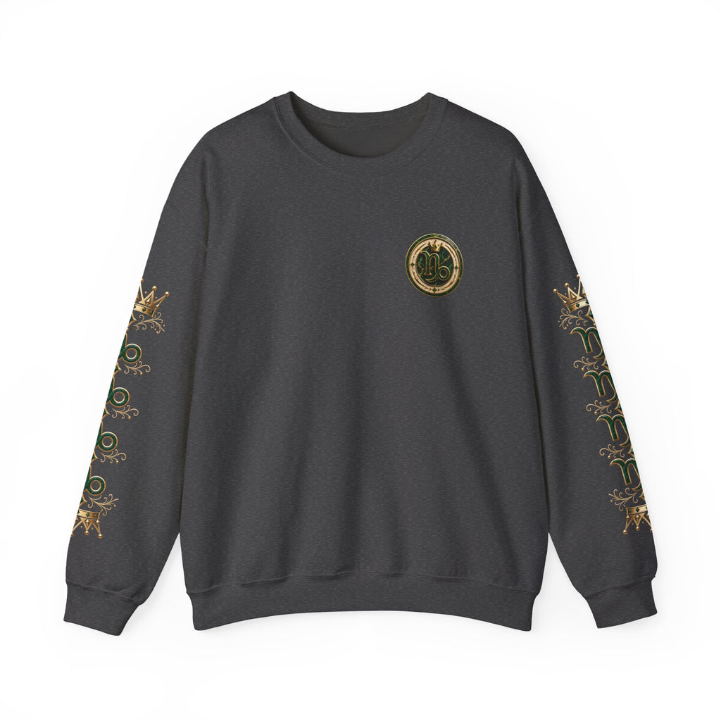 Capricorn Hip-Hop Crewneck Sweatshirt — Zodiac Goat Graphic Pullover