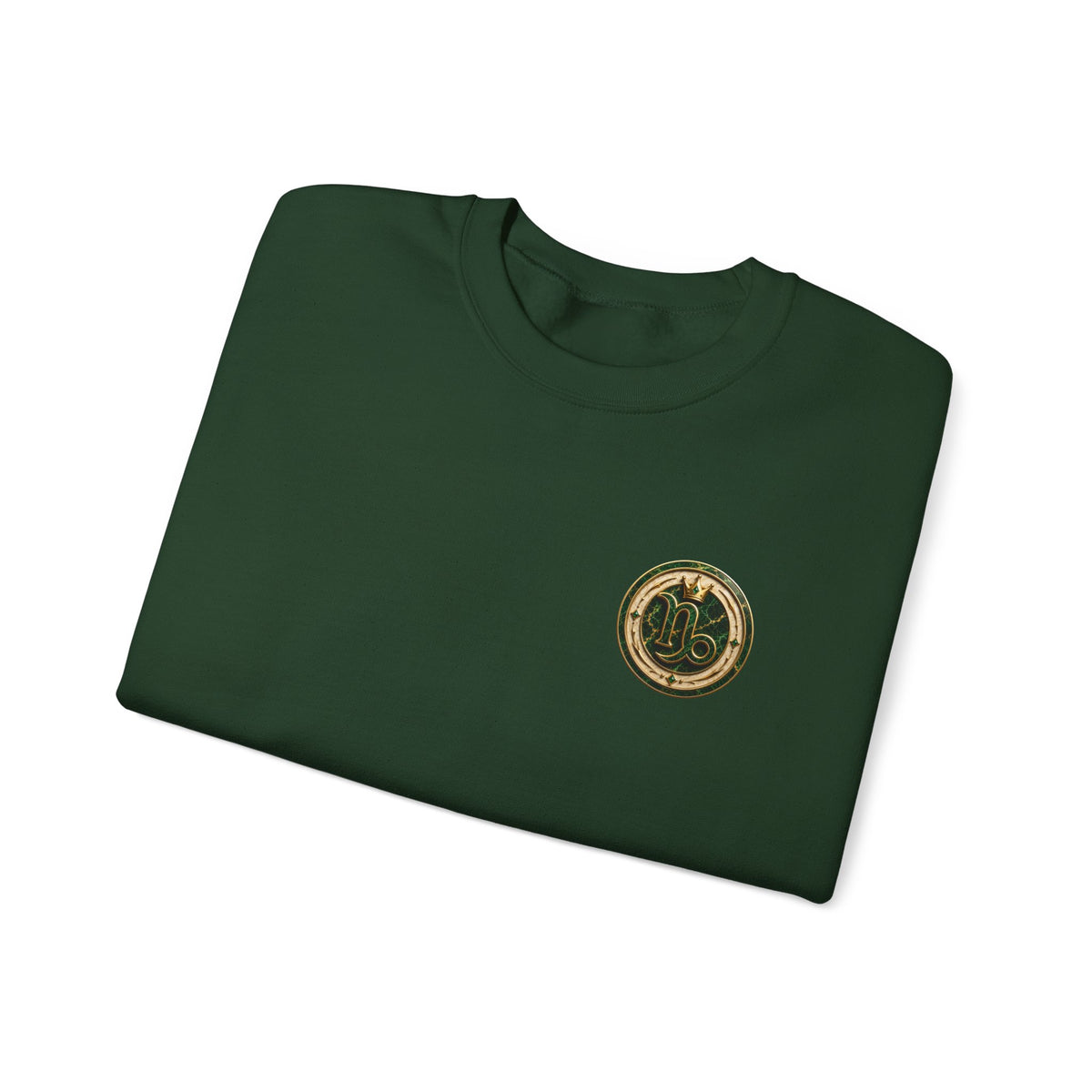 Capricorn Hip-Hop Crewneck Sweatshirt — Zodiac Goat Graphic Pullover