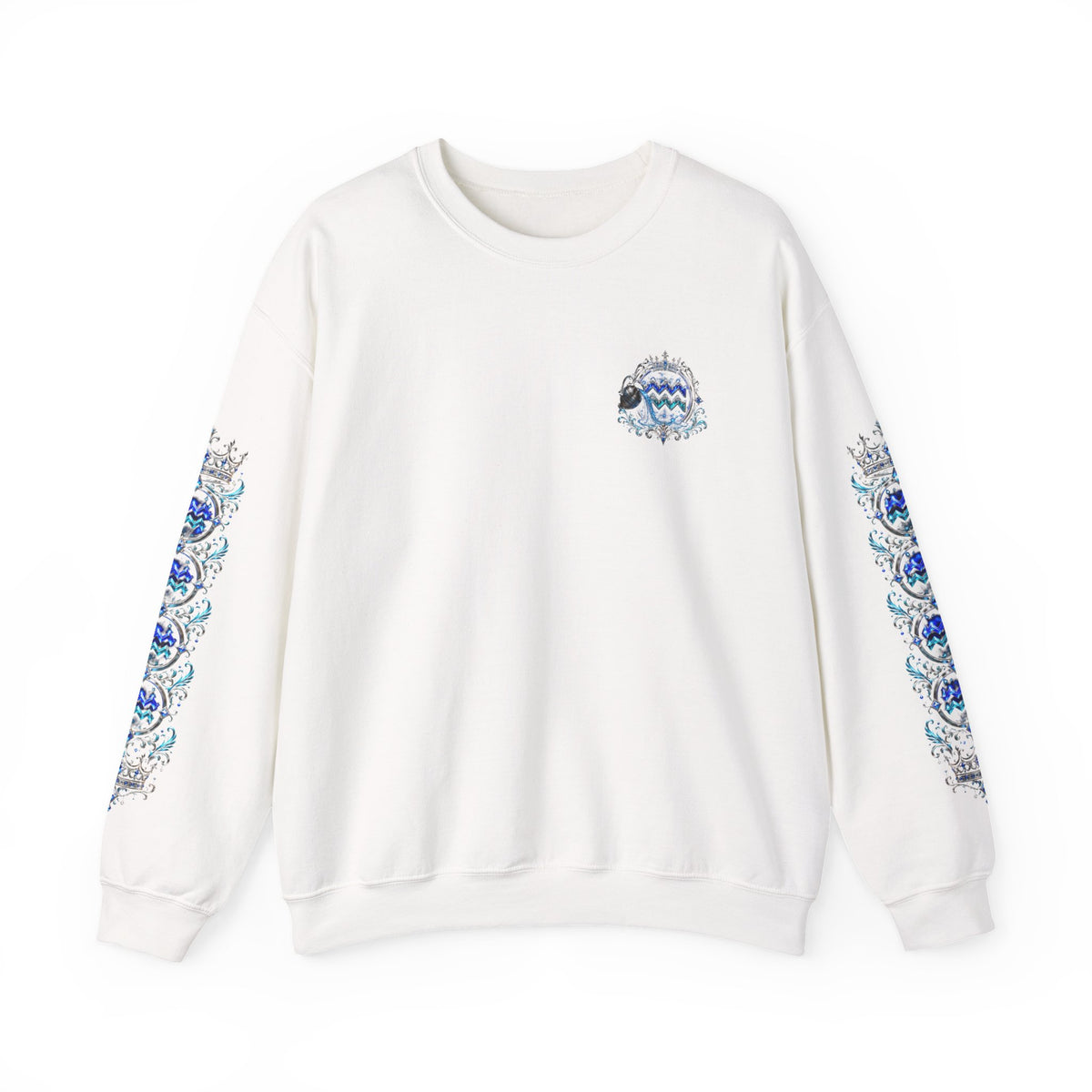 Aquarius Zodiac Sweatshirt — Astrology Water-Bearer Crewneck