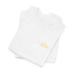 Minimal 2026 Embroidered Chest Tee — Casual White T-Shirt