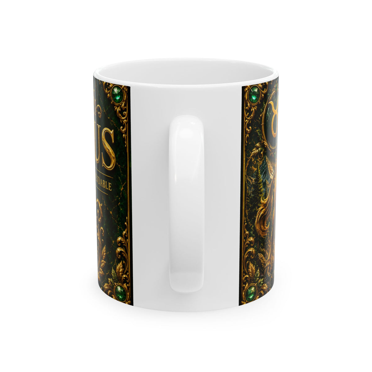 Taurus Zodiac Mug — "Strong & Reliable" Bull Astrology Coffee Cup (11oz/15oz)