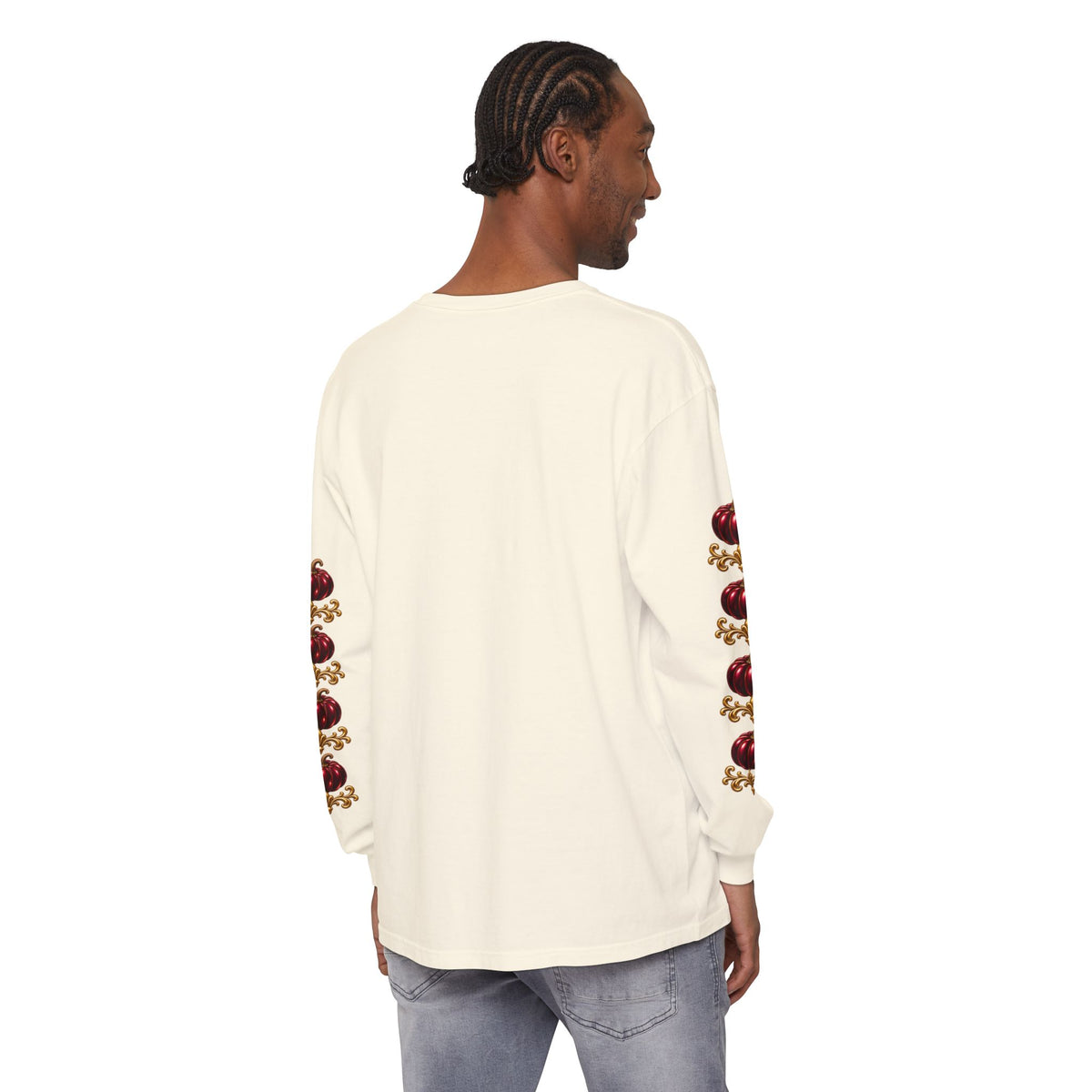 Pumpkin Sleeve Long Sleeve Tee