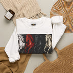 Revelation 6 Apocalypse Crewneck Sweatshirt — Four Horsemen Graphic