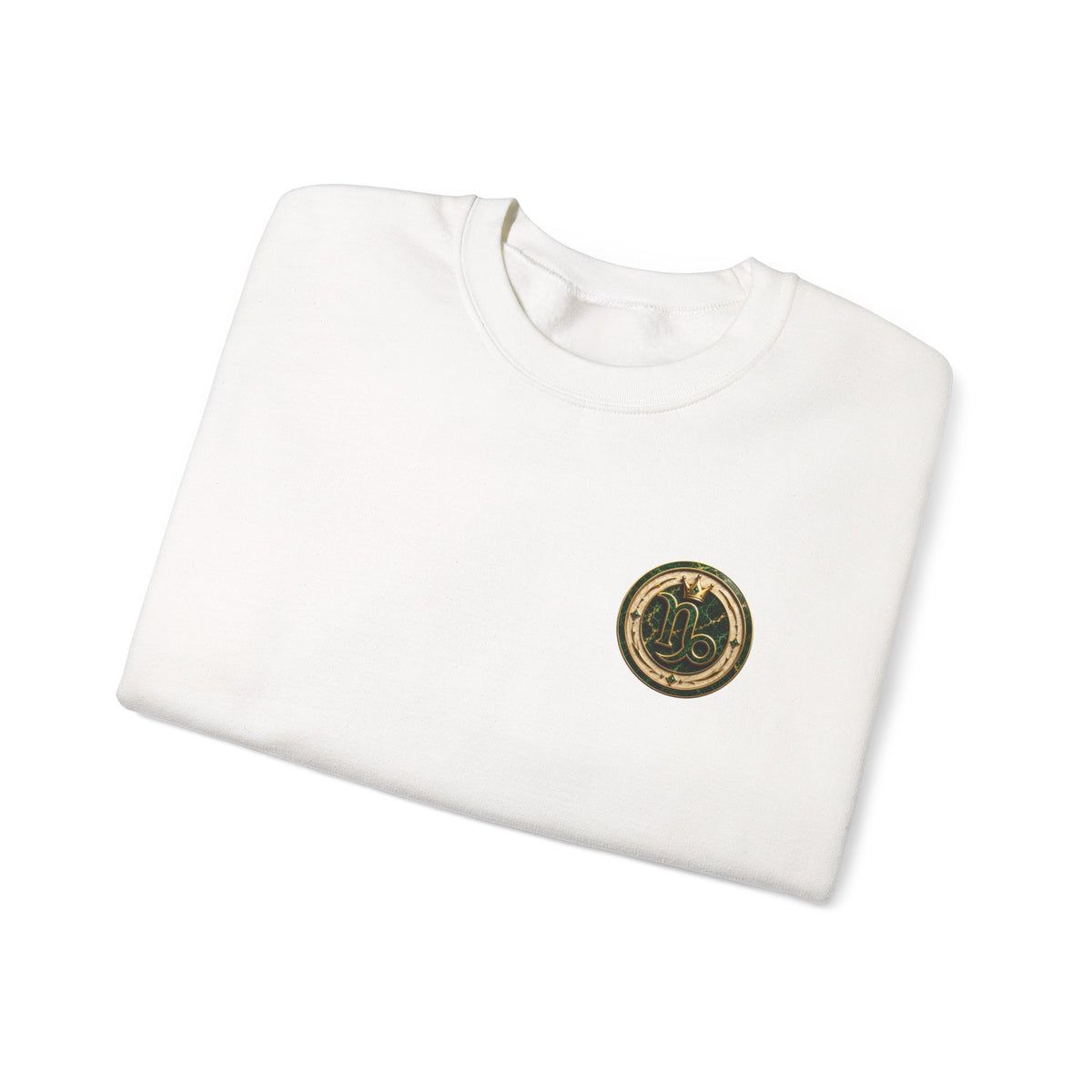Capricorn Hip-Hop Crewneck Sweatshirt — Zodiac Goat Graphic Pullover