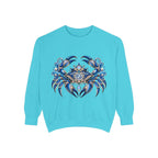 Cancer Zodiac Sweatshirt — Blue Crab Astrology Crewneck