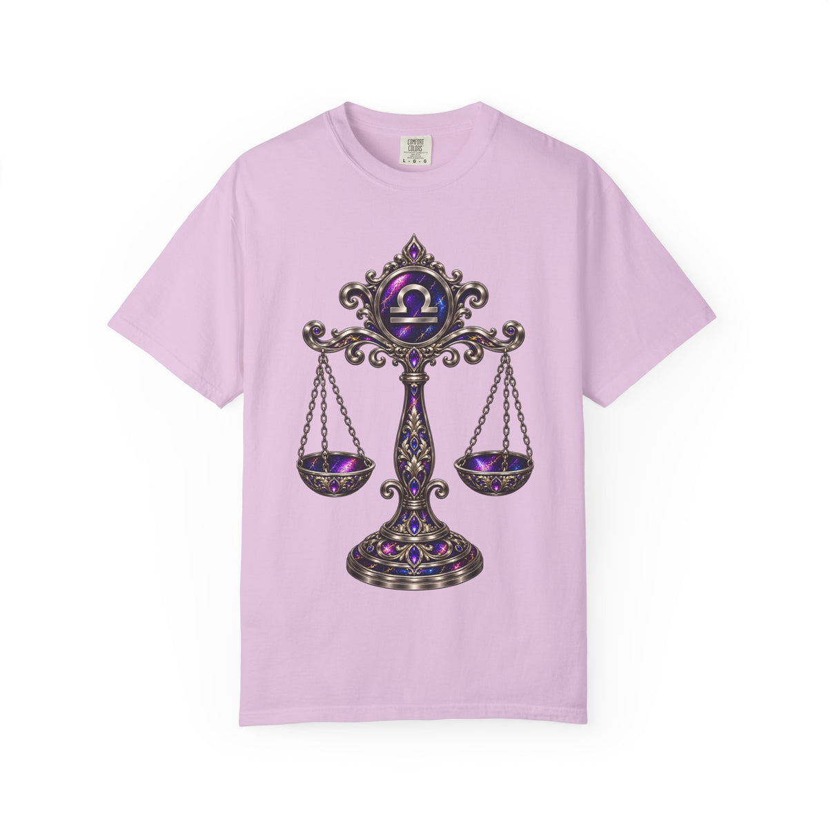 Libra Zodiac Scales T-Shirt — Astrological Balance Graphic Tee
