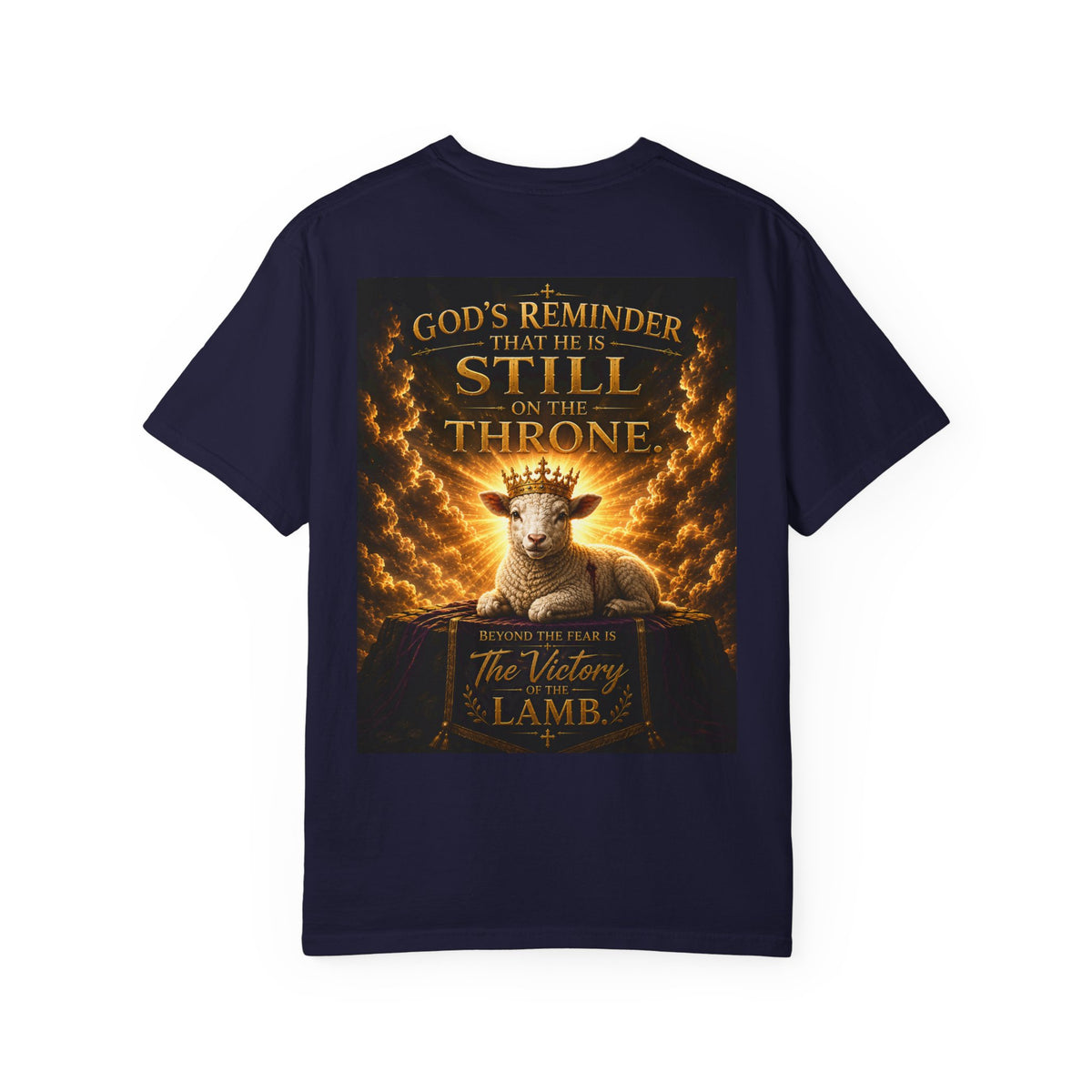 Spooktacular Revelation T-Shirt — "The Victory Lamb" Christian Halloween Graphic Tee