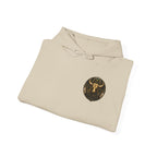 Taurus Hoodie - Zodiac Bull Graphic Pullover with Astrological Sleeve Panels