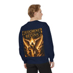 Revelation Chapter 16 Sweatshirt — "Judgment Begins" Apocalyptic Graphic