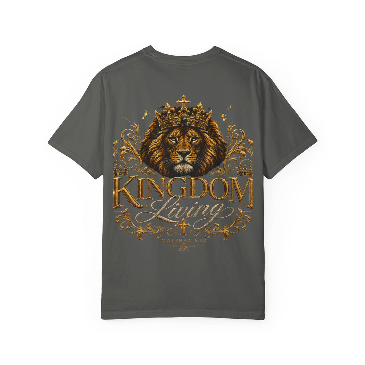 Kingdom Living Lion T-Shirt — "Speak Life" Christian Faith Graphic Tee