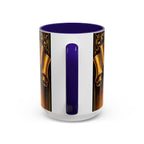 Peace Be Still Christian Coffee Mug — Communion Bread & Chalice Design