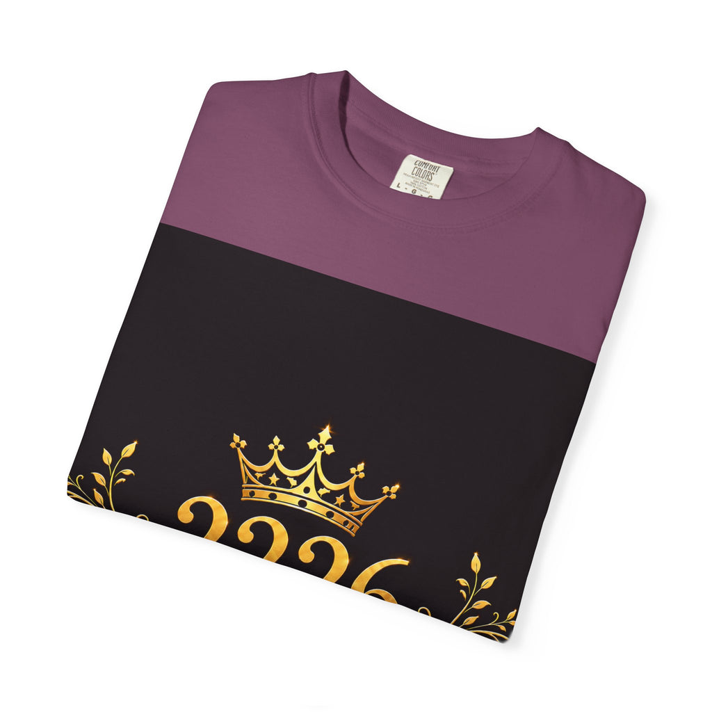 Lion Crest T-Shirt — Golden Crown 2226 Design