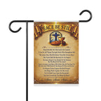 Garden Flag — "Peace Be Still" Inspirational Christian Banner
