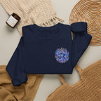 Pisces Shark Zodiac Crewneck Sweatshirt — Mystical Ocean Astrology Pullover