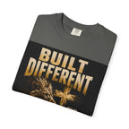 Built Different Christian Lion T-Shirt — "Built Right, Beautiful, Brilliant" Inspirational Faith Tee
