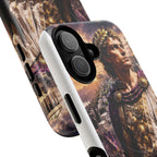 Roman Emperor Art Phone Case — Tough Magnetic Protective Case with Regal Warrior Design