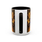 You Are Not Alone Christian Mug — Communion Cross & Bread Chalice Coffee Cup