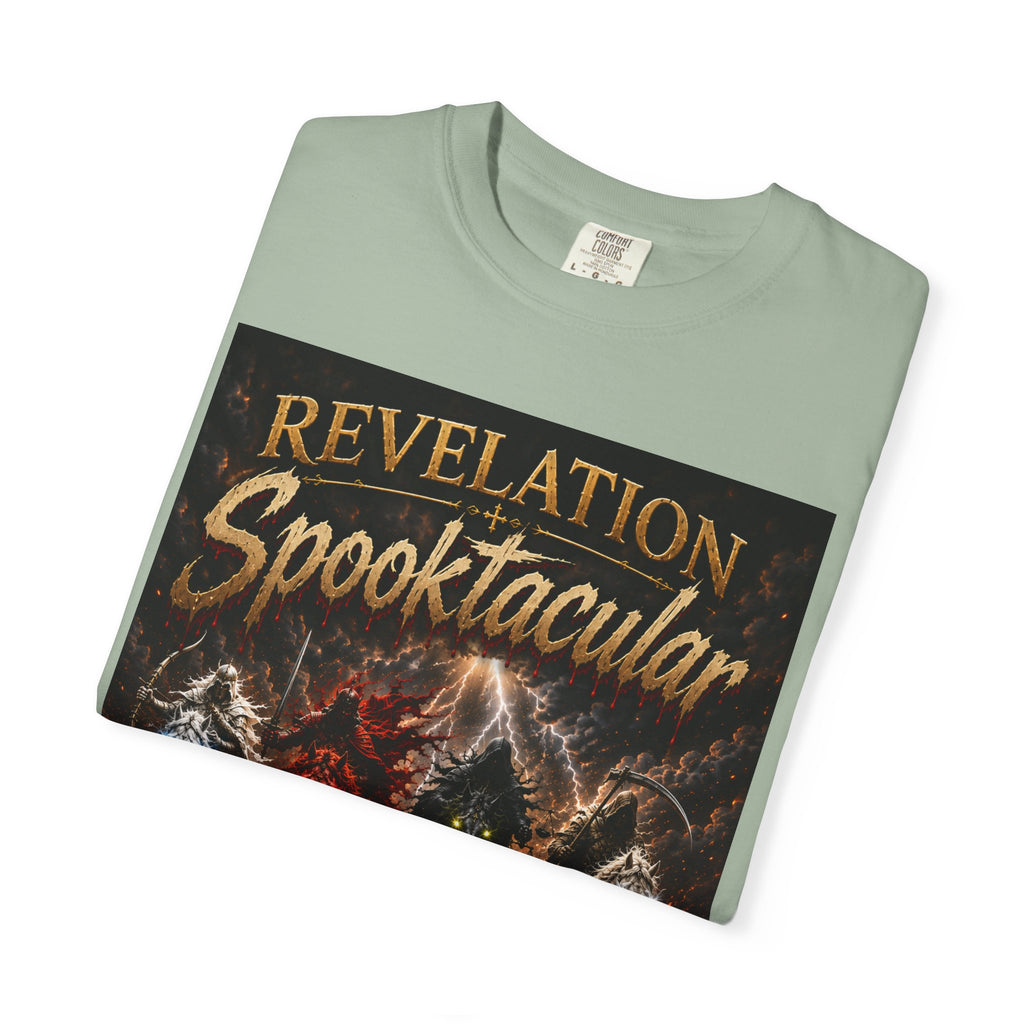 Spooktacular Revelation T-Shirt — "The Victory Lamb" Christian Halloween Graphic Tee