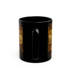 Black Mug — "Glory of God Revealed" Gold Script Coffee Mug