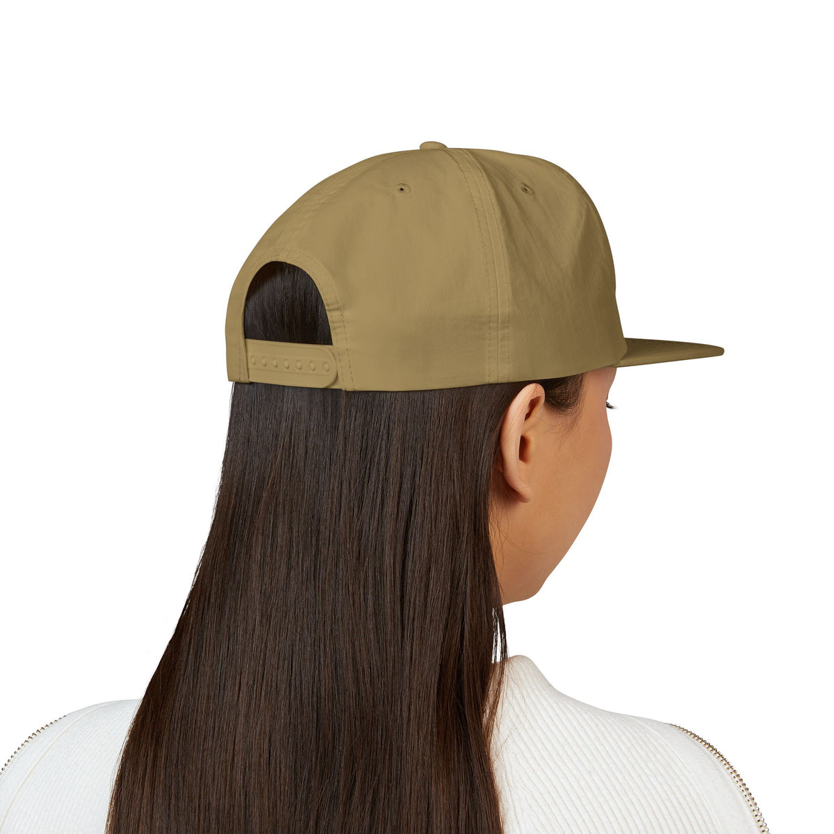 Surf Cap - Minimal Gold Wave Embroidered Patch Hat