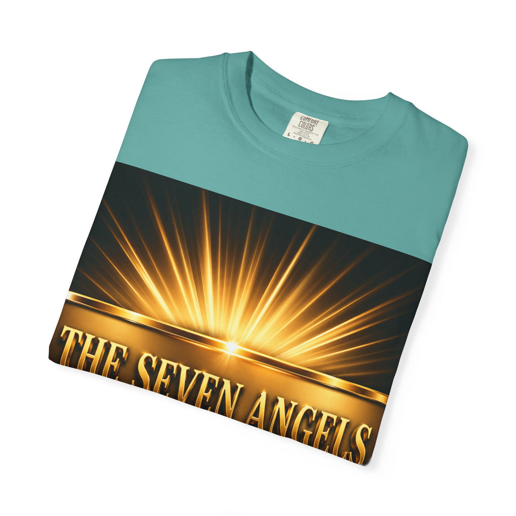 Seven Angels Graphic T-Shirt — "The Seven Angels" Religious Illustration Tee