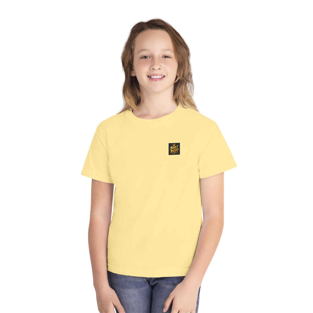 Youth Tee — "Built Right" Inspirational Graphic Tee (Beautiful Brave Brilliant)