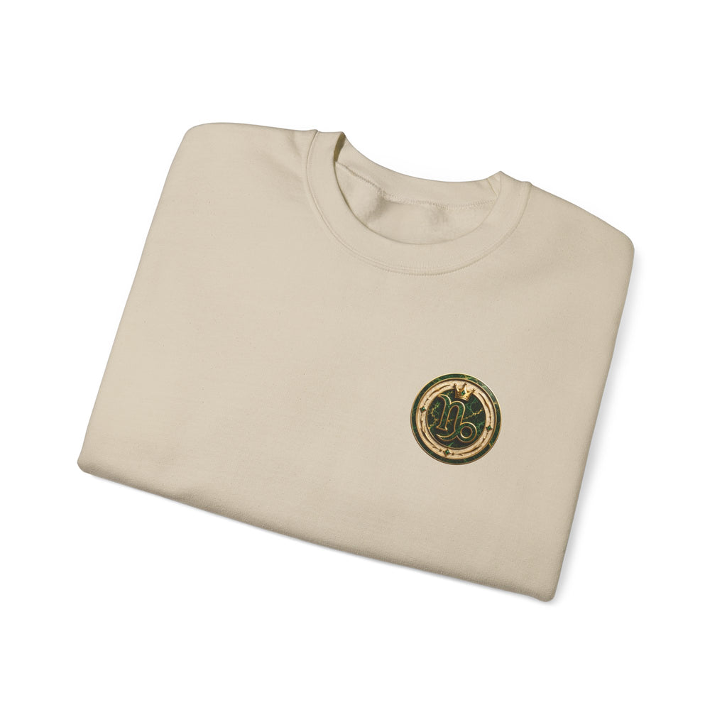 Capricorn Hip-Hop Crewneck Sweatshirt — Zodiac Goat Graphic Pullover