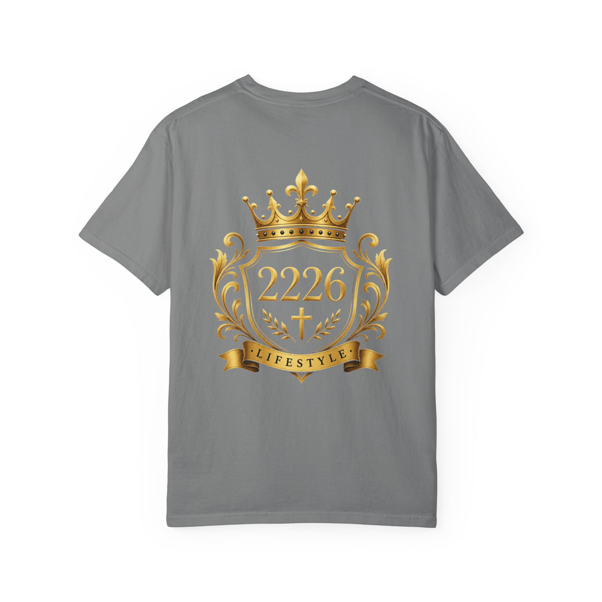 Royal Crest 2226 T-Shirt — Gold Crown Emblem Tee
