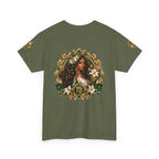 Virgo Zodiac Tee — Elegant Floral Virgo Astrology T-Shirt