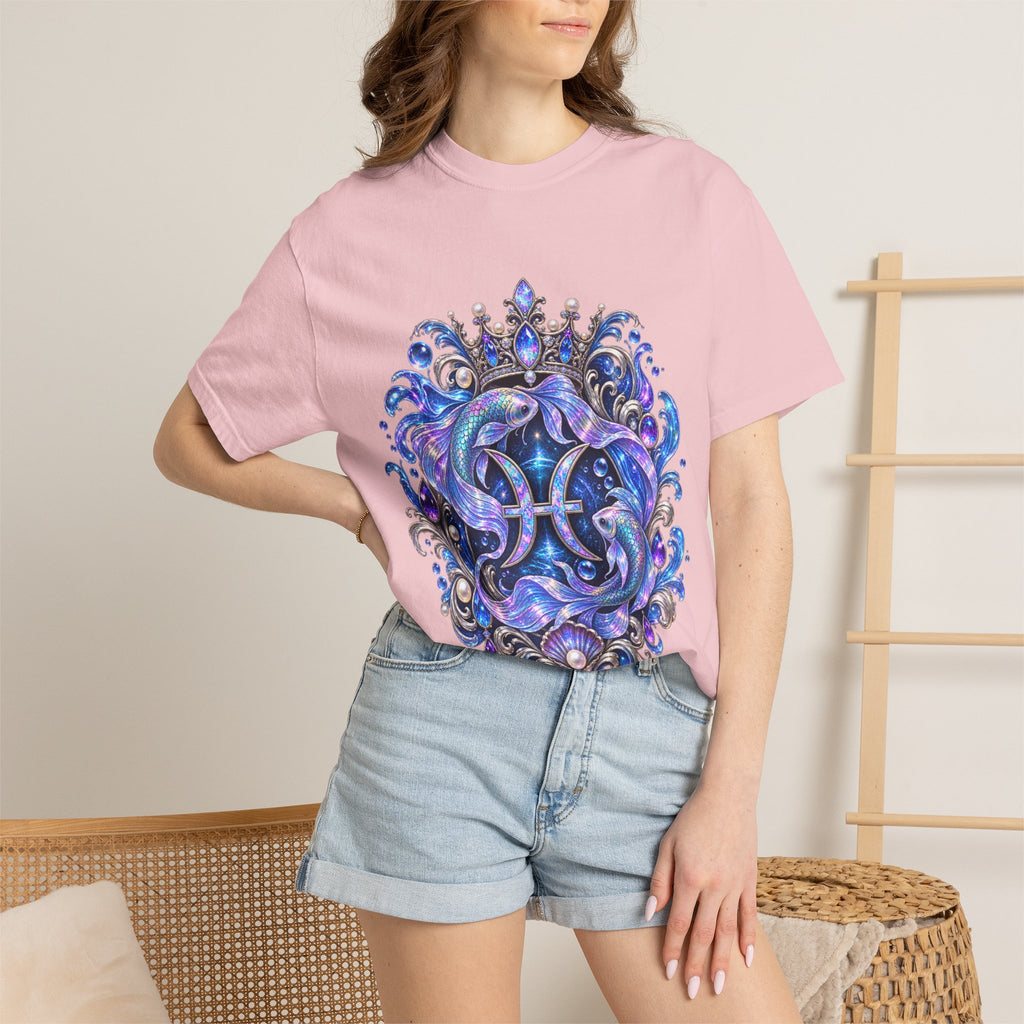 Pisces Mermaid T-Shirt — Zodiac Pisces Symbol Graphic Tee