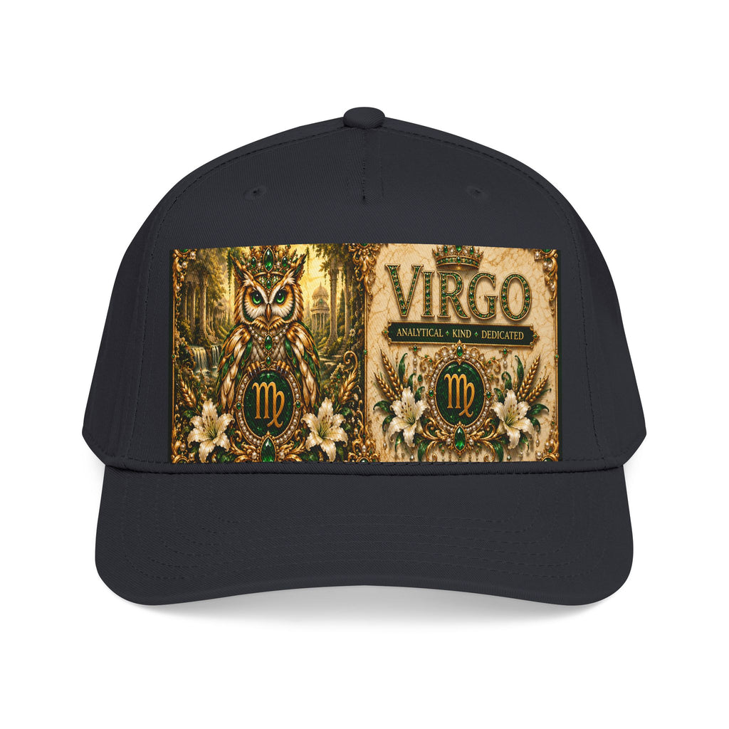 Virgo Zodiac Owl Baseball Cap — Virgo Traits Graphic Hat