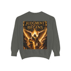 Revelation Chapter 16 Sweatshirt — "Judgment Begins" Apocalyptic Graphic