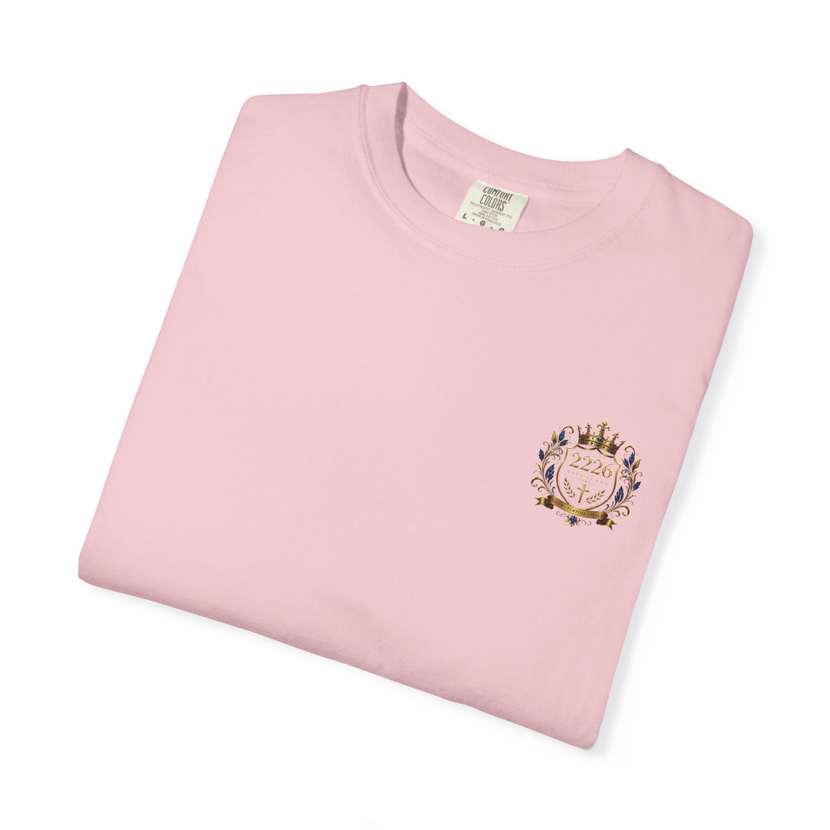 2226 Lifestyle Crest T-Shirt — Royal Crown Faith Emblem