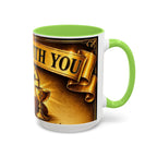 Inspirational Communion Mug — "God Is With You" Christian Coffee Cup