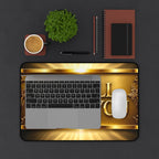 He Will Carry You Desk Mat — Inspirational Christian Office Desk Pad