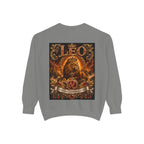 Leo Zodiac Lion Sweatshirt — Regal Astrology Graphic Crewneck