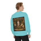Virgo Sweatshirt — Zodiac Owl Virgo Symbol Crewneck