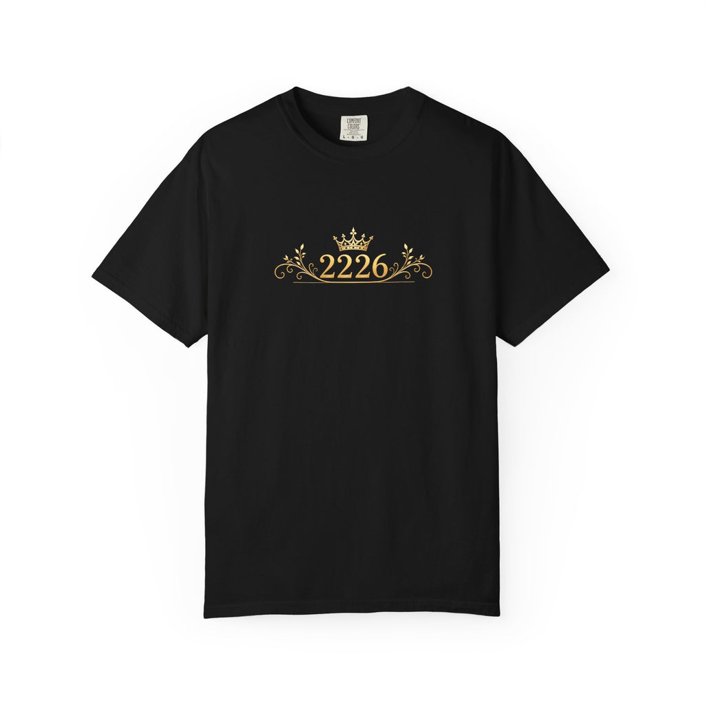 Royal Crest 2226 T-Shirt — Gold Crown Emblem Tee
