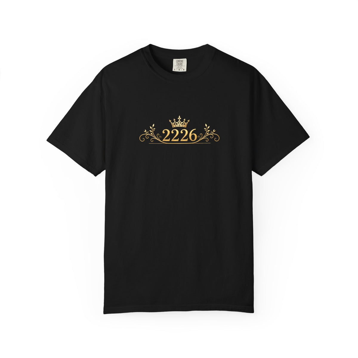 Royal Crest 2226 T-Shirt — Gold Crown Emblem Tee