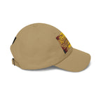 Revelation Chapter 14 Dad Cap — Vintage Gold Lettering Baseball Hat