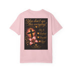Kingdom Living Lion T-Shirt — Inspirational Christian Cross Floral Tee