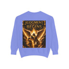Revelation Chapter 16 Sweatshirt — "Judgment Begins" Apocalyptic Graphic
