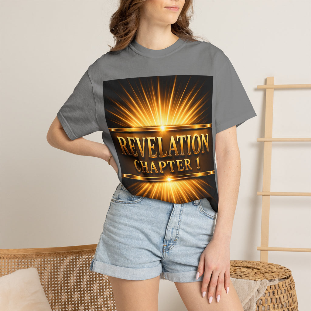 Revelation Chapter 1 T-Shirt — Glorious Jesus Radiant Christian Graphic Tee