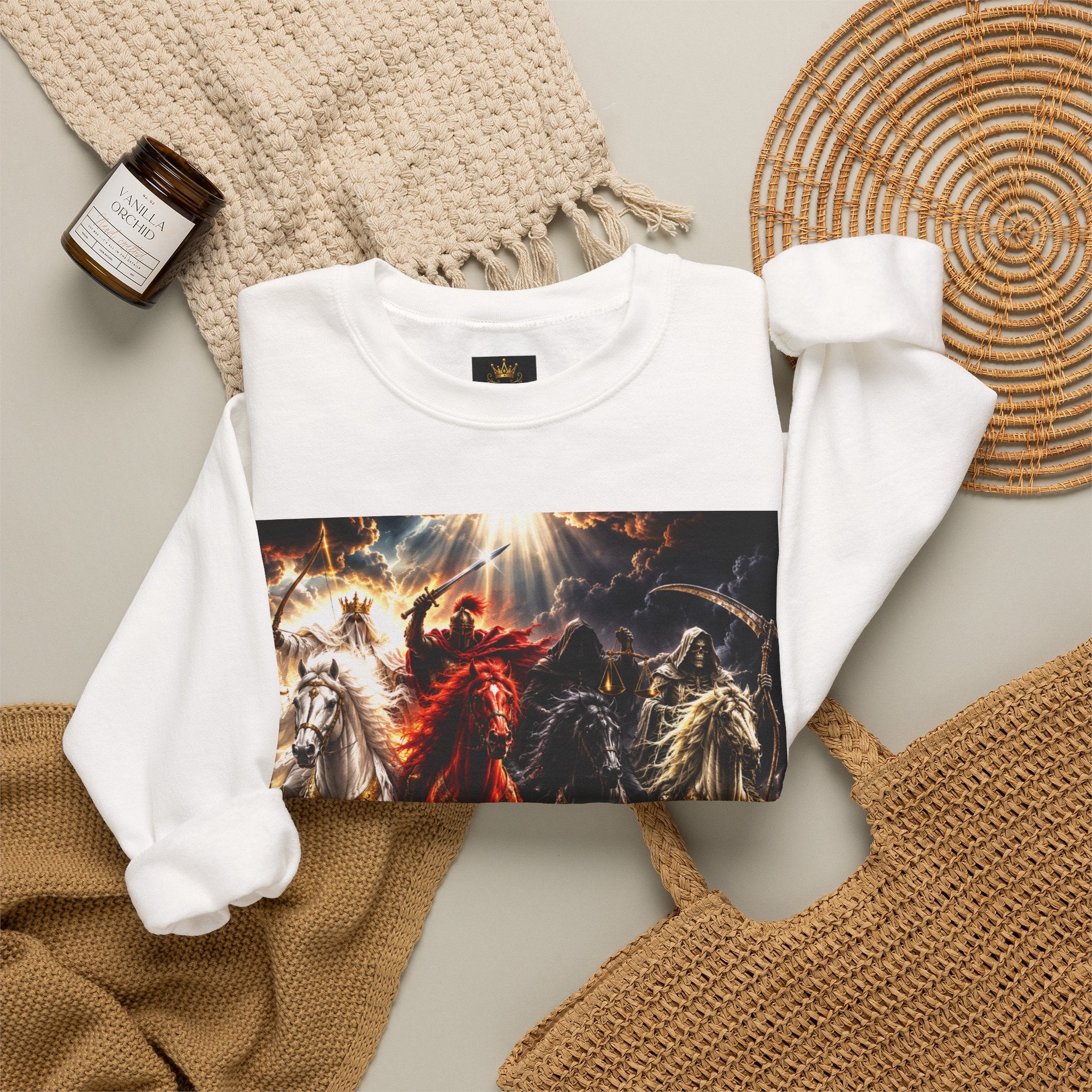 Revelation 6 Four Horsemen Crewneck Sweatshirt