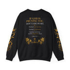 Pruning Hurts Crewneck Sweatshirt — Christian Encouragement Graphic