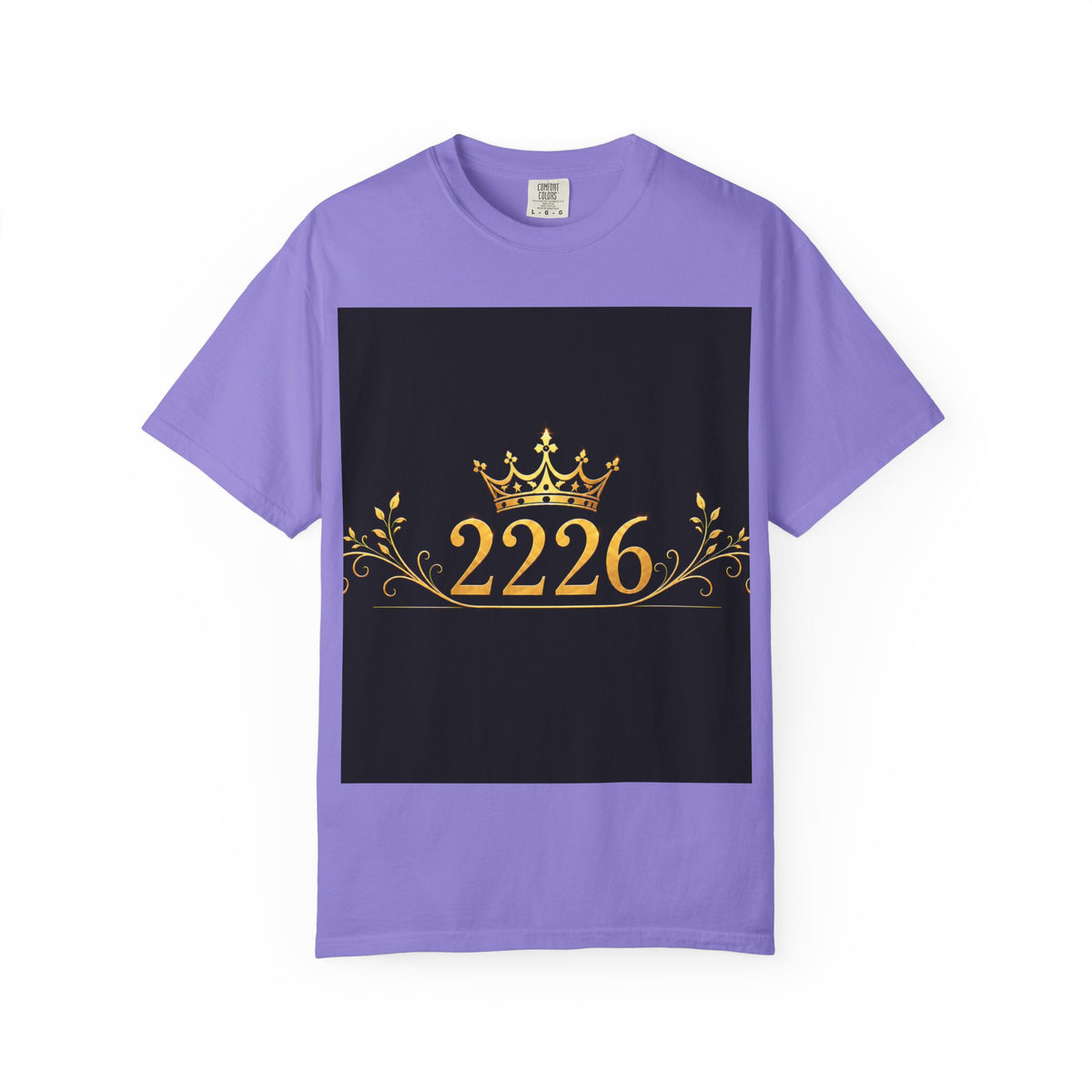 Lion Crest T-Shirt — Golden Crown 2226 Design