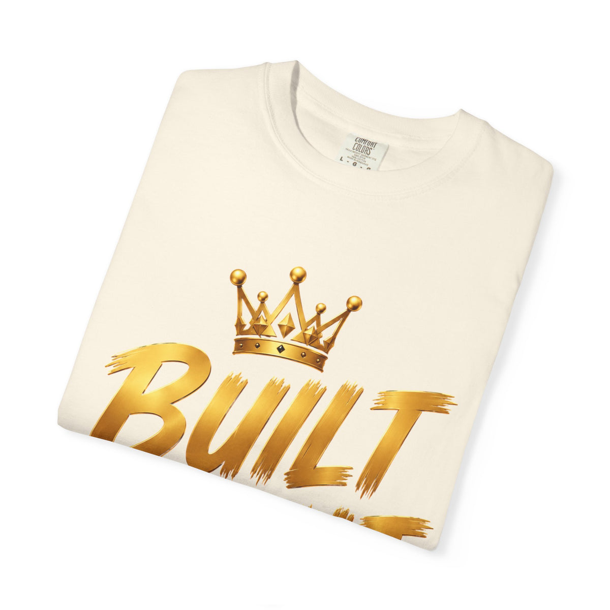 Built Right / Built Different Graphic T-Shirt — Faith Lion Crown Design
