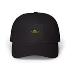 Classic Dad Cap — Gold Crown Patch Embroidered Baseball Hat